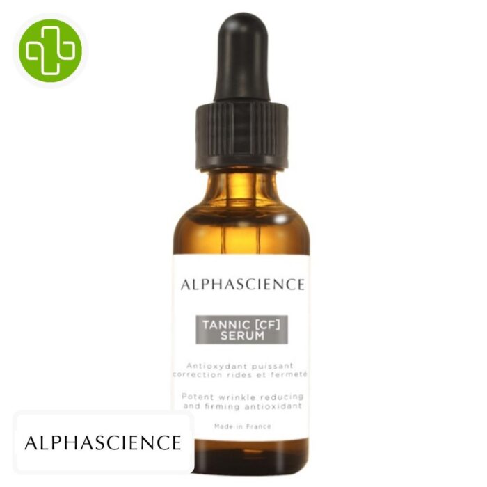 Alphascience Tannic Cf S Rum Antioxydant Puissant Correction Rides