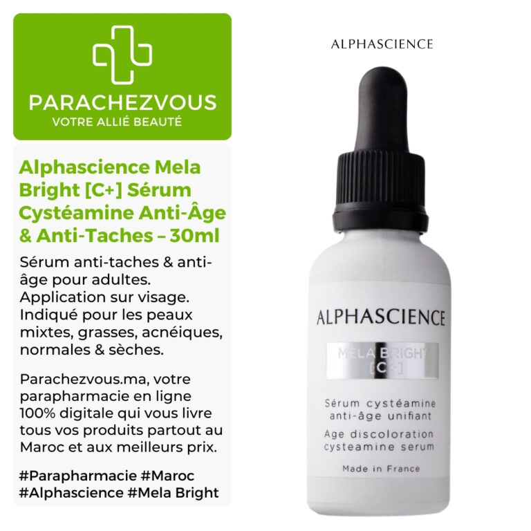 Alphascience Mela Bright C Sérum Cystéamine Anti Âge Anti Taches