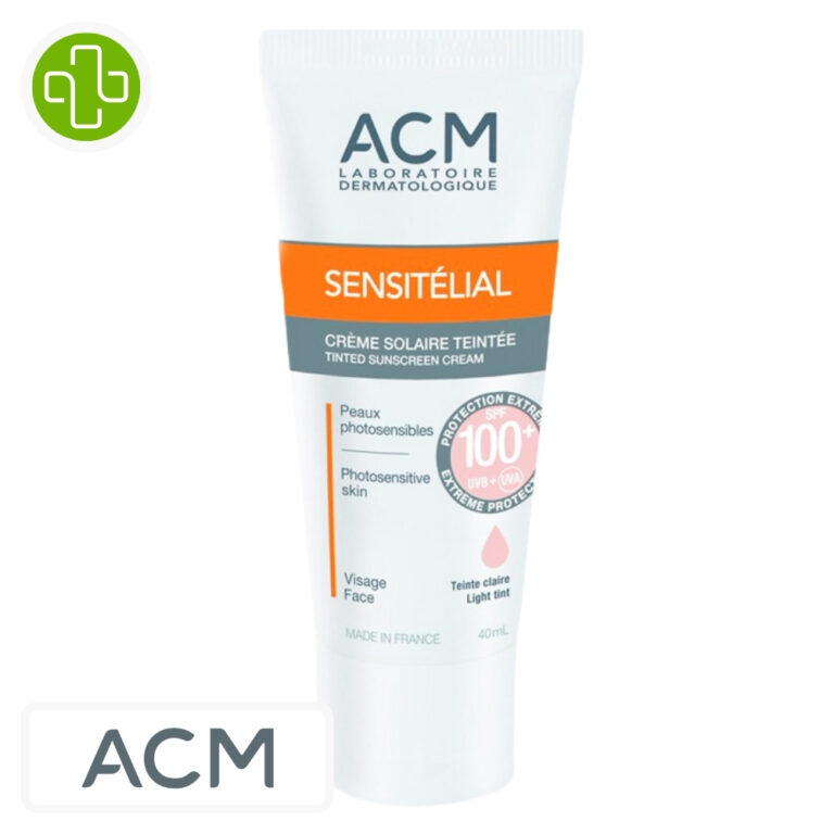 Acm Sensit Lial Cr Me Solaire Teinte Claire Spf Ml Maroc