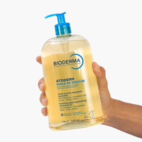 Bioderma Atoderm Huile De Douche Lavante Relipidante Apaisante 1l 3