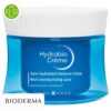 Produit de la marque Bioderma Hydrabio Crème Hydratante Riche - 50ml sur un fond blanc avec un logo Parachezvous et celui de de la marque Bioderma