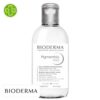 Produit de la marque Bioderma Pigmentbio H2O Eau Micellaire Éclaircissante - 250ml sur un fond blanc avec un logo Parachezvous et celui de de la marque Bioderma