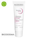 Produit de la marque Bioderma Sensibio Forte Soin Apaisant - 40ml sur un fond blanc avec un logo Parachezvous et celui de de la marque Bioderma