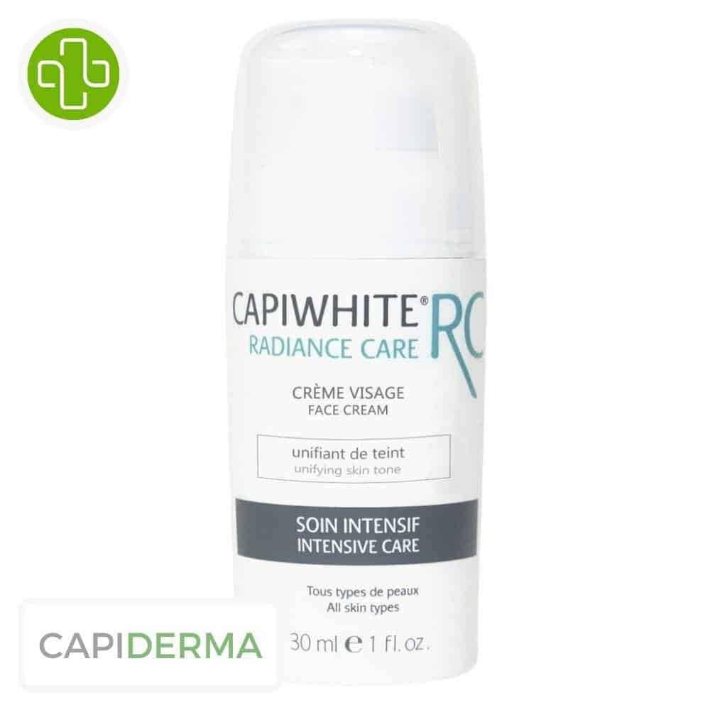 Capiderma Capiwhite Rc Radiance Care Creme Unifiante Visage Unifiante Soins Intensifs 30ml
