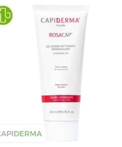 Capiderma Rosacap Gel Dermo Nettoyant Demaquillant Soins Intensifs 200ml