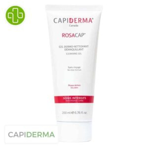 Capiderma Rosacap Gel Dermo Nettoyant Demaquillant Soins Intensifs 200ml