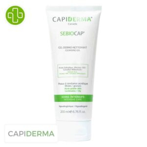 Capiderma Sebiocap Gel Dermo Nettoyant Soins Intensifs 200ml