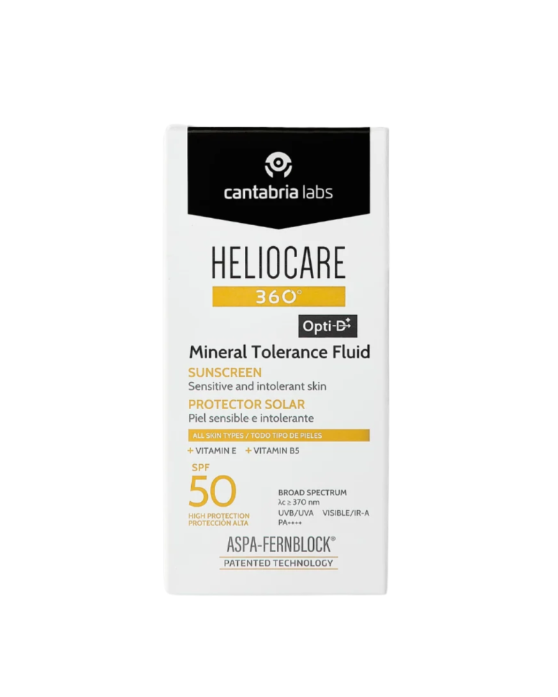 Heliocare 360 Mineral Tolerance Fluide Solaire Spf50 50ml