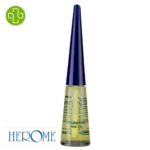 Produit de la marque Herôme Huile Nourrissante Ongles - 10ml sur un fond blanc avec un logo Parachezvous et celui de de la marque Herôme