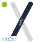 Produit de la marque Herôme Polissoir Glamour Glow 2 Phases sur un fond blanc avec un logo Parachezvous et celui de de la marque Herôme