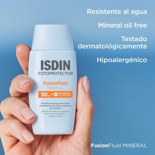 Isdin Fotoprotector Fusion Fluid Mineral Solaire Spf50 50ml 5