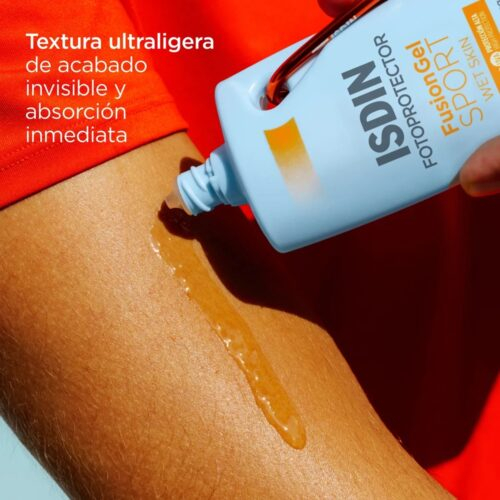 Isdin Fotoprotector Fusion Gel Sport Slaire Wet Skin Spf50 100ml 4