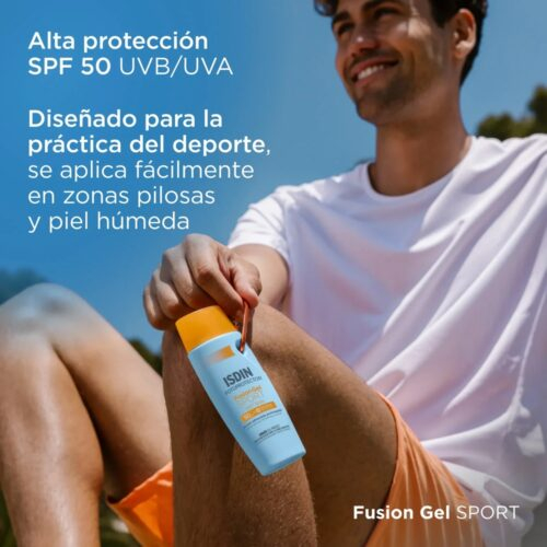 Isdin Fotoprotector Fusion Gel Sport Slaire Wet Skin Spf50 100ml 7