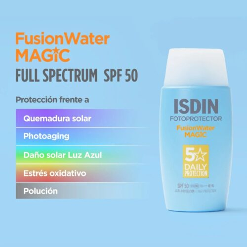 Isdin Fotoprotector Fusion Water Magic Solaire Invisible Spf50 50ml 9