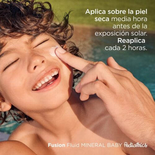 Isdin Fotoprotector Pediatrics Fusion Fluid Mineral Baby Solaire Invisible Spf50 50ml Destockage 2