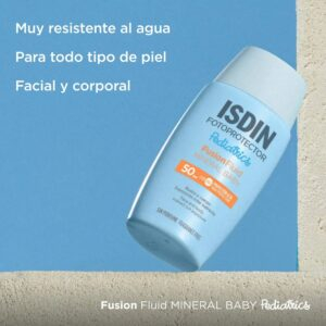 Isdin Fotoprotector Pediatrics Fusion Fluid Mineral Baby Solaire Invisible Spf50 50ml Destockage 6