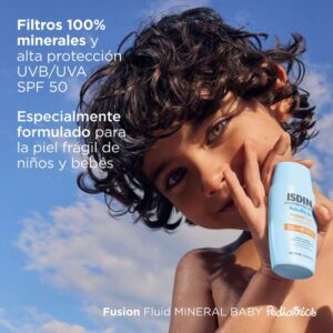 Isdin Fotoprotector Pediatrics Fusion Fluid Mineral Baby Solaire Invisible Spf50 50ml Destockage 7
