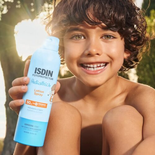 Isdin Fotoprotector Pediatrics Lotion Spray Solaire Spf50 250ml Destockage 5