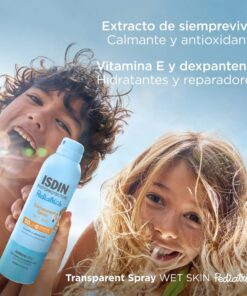 Isdin Fotoprotector Pediatrics Spray Wet Skin Solaire Spf50 250ml Destockage 2