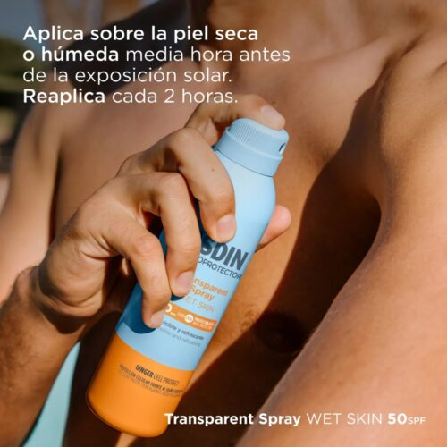 Isdin Fotoprotector Spray Wet Skin Solaire Spf50 250ml Destockage 3