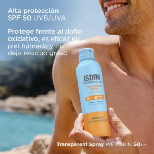 Isdin Fotoprotector Spray Wet Skin Solaire Spf50 250ml Destockage 8