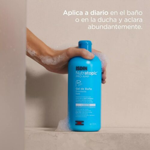Isdin Nutratopic Pro Amp Gel De Bain Emollient 400ml 4