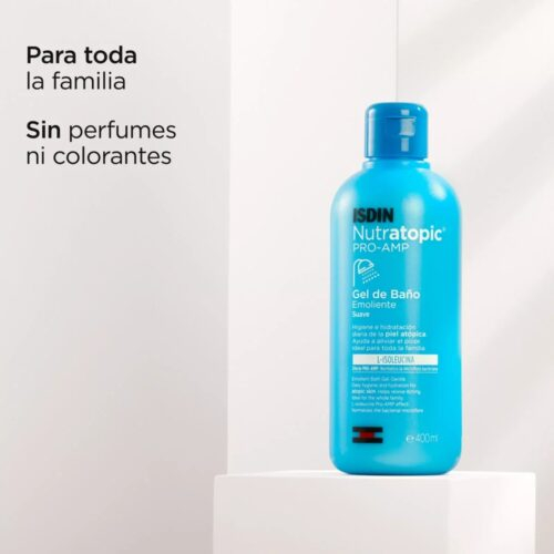 Isdin Nutratopic Pro Amp Gel De Bain Emollient 400ml 7