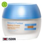 Produit de la marque Isdin Ureadin Fusion Crème Fondante Hydratante - 50ml sur un fond blanc avec un logo Parachezvous et celui de la marque ISDIN