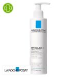 Produit de la marque La Roche-Posay Effaclar H Iso-Biome Crème Lavante Hydratante Apaisante – 200ml sur un fond blanc avec un logo Parachezvous et celui de de la marque La Roche-Posay