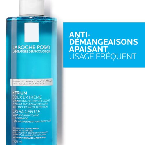 La Roche Posay Kerium Doux Extreme Shampoing Gel Physiologique 400ml 5