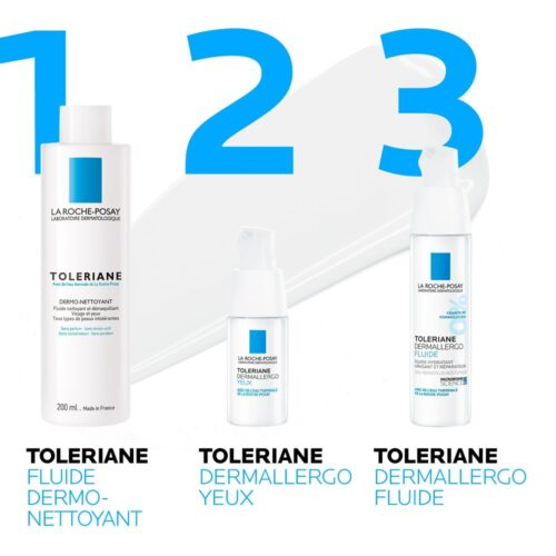 La Roche Posay Toleriane Dermo Nettoyant Fluide Nettoyant Et Demaquillant 200ml 2