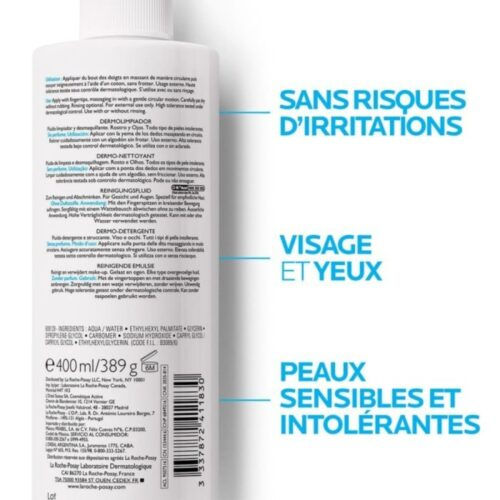 La Roche Posay Toleriane Dermo Nettoyant Fluide Nettoyant Et Demaquillant 200ml 5