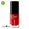 Produit de la marque La Roche-Posay Toleriane Respectissime Silicium Rouge Parfait Vernis à Ongles – 6ml sur un fond blanc avec un logo Parachezvous et celui de de la marque La Roche-Posay
