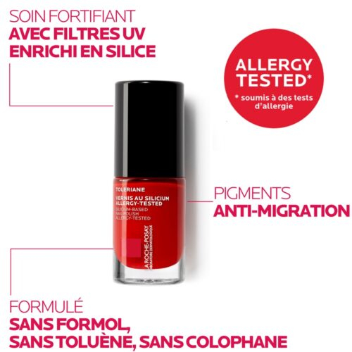 La Roche Posay Toleriane Vernis A Ongles Au Silicium Rouge Parfait 6ml 3