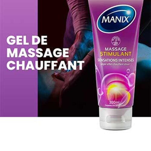 Manix Gel De Massage Stimulant Sensations Intenses Effet Chauffant 200ml 3