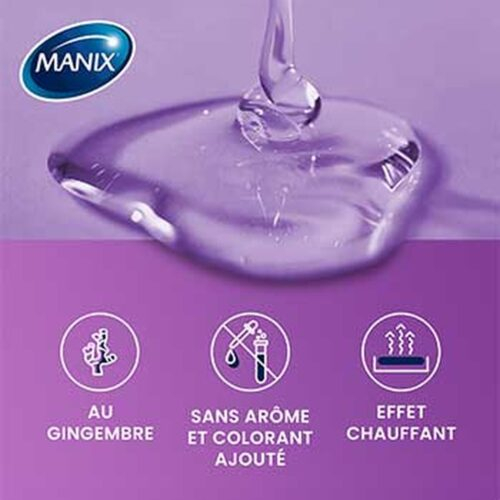 Manix Gel De Massage Stimulant Sensations Intenses Effet Chauffant 200ml 5