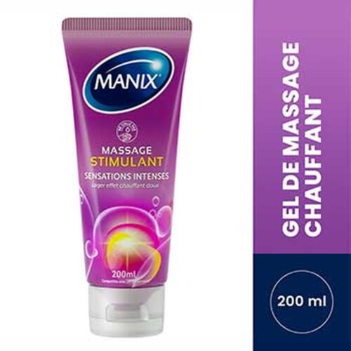 Manix Gel De Massage Stimulant Sensations Intenses Effet Chauffant 200ml