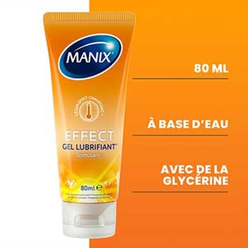 Manix Gel Lubrifiant Effect Effet Chauffant Stimulant 80ml 2