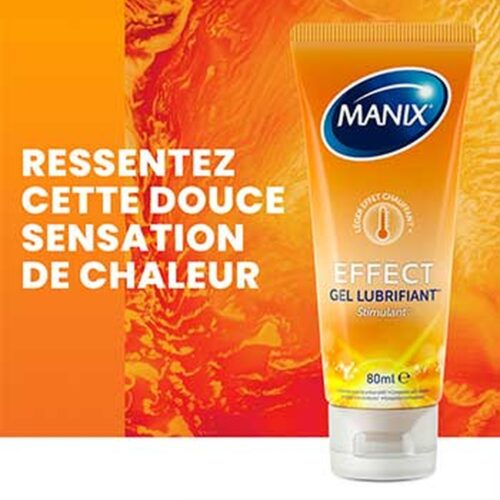 Manix Gel Lubrifiant Effect Effet Chauffant Stimulant 80ml 3