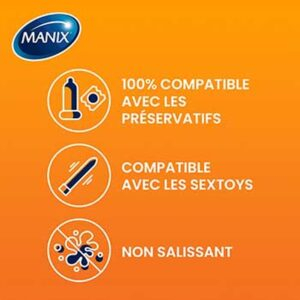 Manix Gel Lubrifiant Effect Effet Chauffant Stimulant 80ml 6