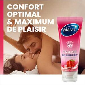 Manix Gel Lubrifiant Fraise Douceur Extreme 80ml 7