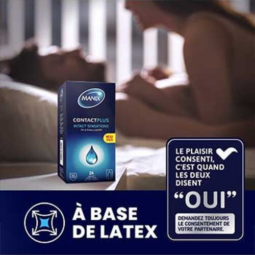 Manix Preservatif Contact Plus Sensations Intactes 10u 2