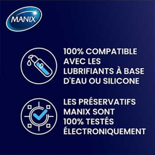 Manix Preservatif Contact Plus Sensations Intactes 10u 3