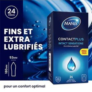 Manix Preservatif Contact Plus Sensations Intactes 10u