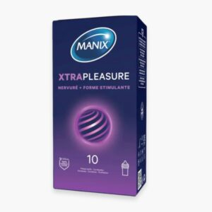 Manix Preservatif Xtra Pleasure Nervure Forme Stimulante 10u