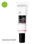 Produit de la marque Novexpert Mg Crème Douceur Hydro-Biotique Anti-Stress - 30ml sur un fond blanc avec un logo Parachezvous et celui de de la marque Novexpert