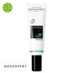 Produit de la marque Novexpert Zn Gel Pureté Purifiant Anti-Imperfections - 30ml sur un fond blanc avec un logo Parachezvous et celui de de la marque Novexpert