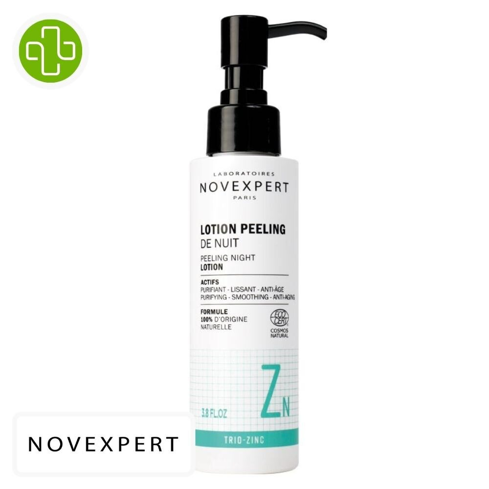Novexpert Zn Trio Zinc Lotion Peeling De Nuit 115ml