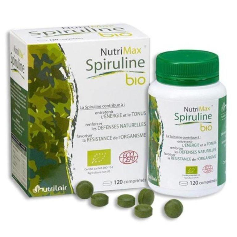 Nutrimax spiruline naturelle 100% bio
