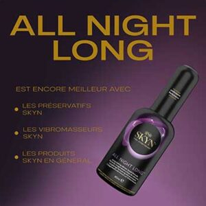 Skyn Gel Lubrifiant All Night Long Longue Duree A Base De Silicone 80ml 2